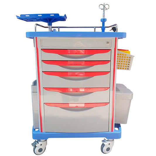 Carro De Emergencia ABS con Cajones