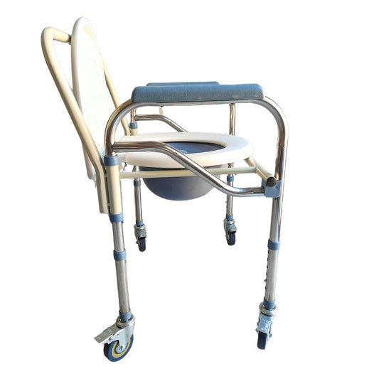 Baño Wc Inodoro Portátil Con Ruedas Silla Plegable