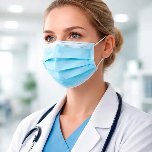 Mascarilla 3 pliegues grado Médico x 50 unidades