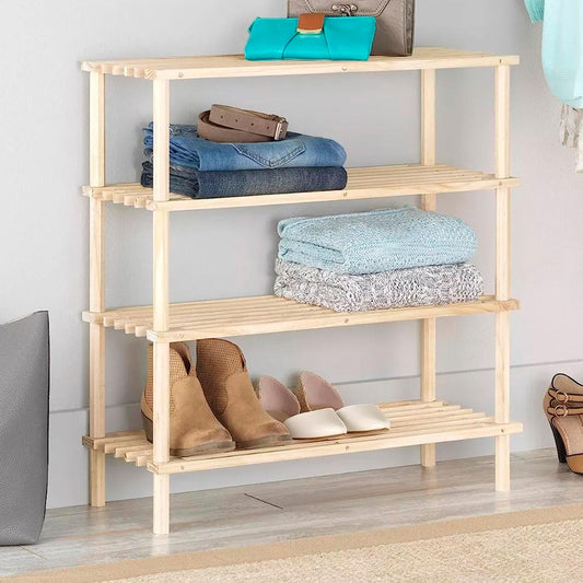 Zapatero Organizador Mueble Zapatero Madera Zapateros 4nivel