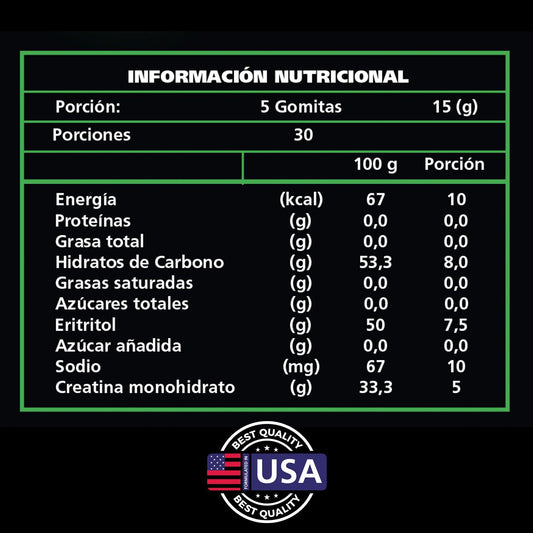 Creatina En Gomitas Be Healthy 150 Unidades