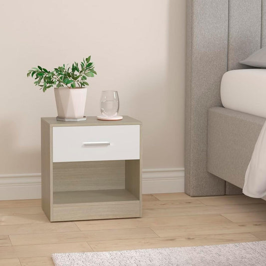 Velador 1 cajon 40x34x45cm Chic Home