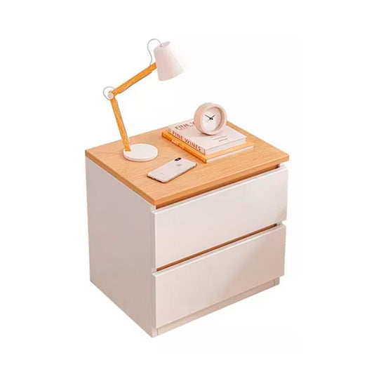 Velador con dos cajones 40x30x41cm Chic Home