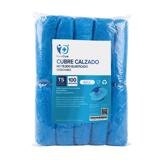 Cubre Calzado universal CPE azul x 100 unidades