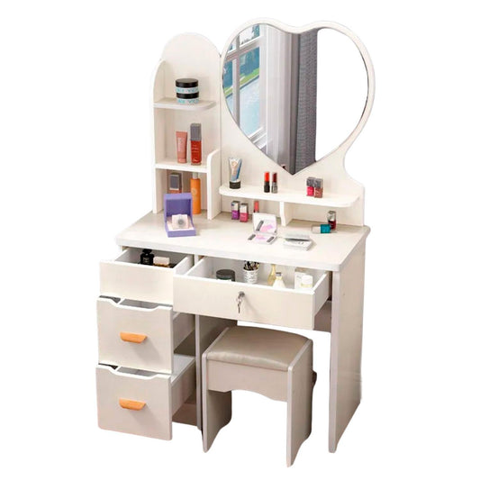 Tocador Corazon con luz led 80cm Chic Home