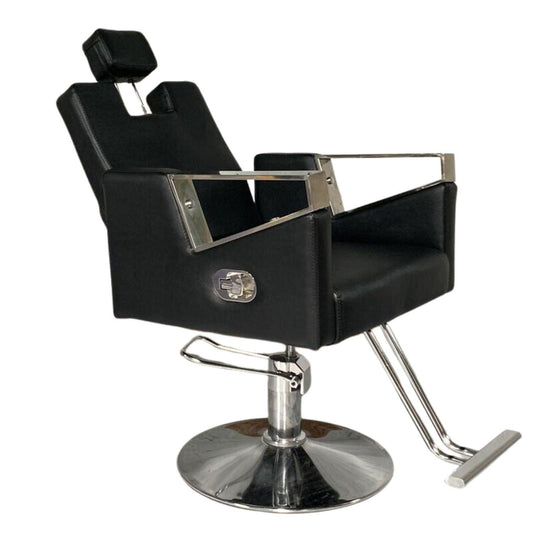 Sillón de Peluquería Elegant Black Reclinable
