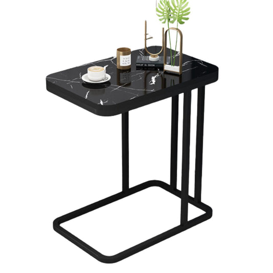 Mesa lateral auxiliar rectangular diseño marmol Chic Home