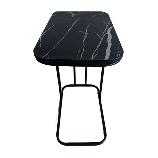 Mesa lateral auxiliar rectangular diseño marmol Chic Home
