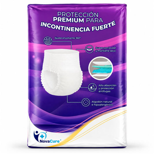 Pañales Adulto Pants Alta Absorción 20 Un Novacure