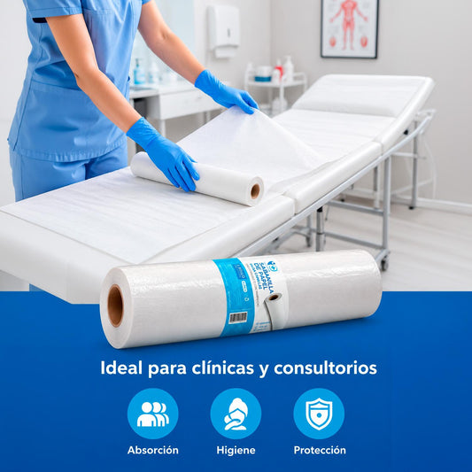 Sabanilla Desechable Novacure 48m Pack 2 unidades Para Camilla