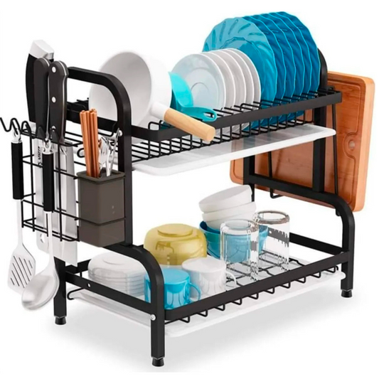 Secador Escurridor De Loza Platos 2 Niveles