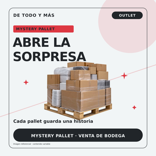 Mystery Pallet Solo Escritorios · 28 productos — venta de bodega De Todo y Más, retiro en bodega