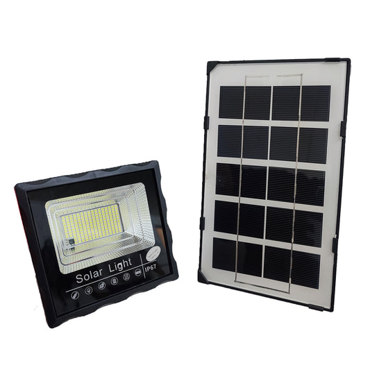 Foco Led 40w + Panel Solar + Control 170 LED