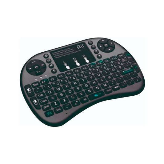 Mini Teclado Inalámbrico C/iluminacion Touchpad Smartv Pc