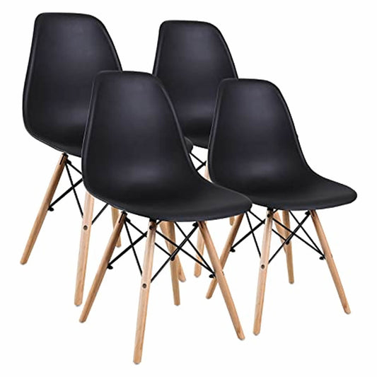 Set De 4 Sillas Eames Paris Para Comedor Colores