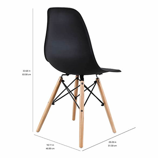 Set De 4 Sillas Eames Paris Para Comedor Colores