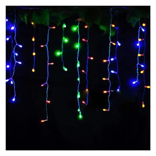 Luces Navidad Boda Cascada 12 Mts 500 Led Azul