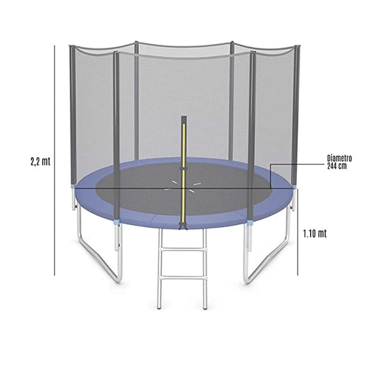 Cama Elástica Trampolin 2.44m