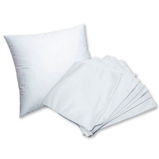 Pack 10 funda almohada 40x40 cm Sublimacion Blanca