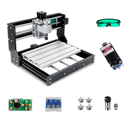 Cnc Router Kit 3018 PRO Grbl Control 3 Ejes Grabadora Laser 2.5W