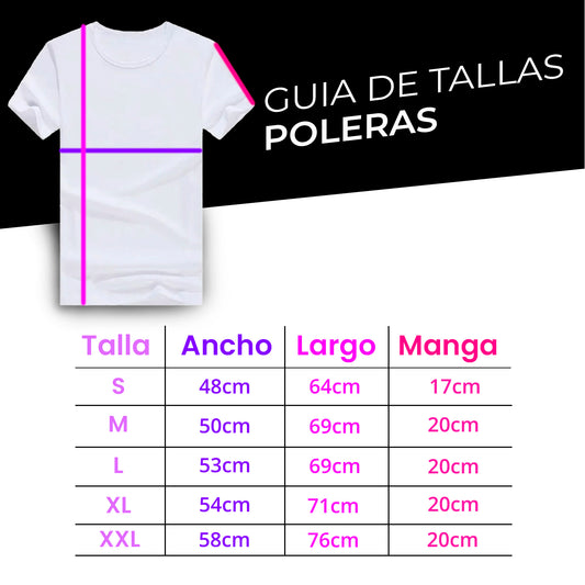 Polera de Algodón para Sublimar Estampar Colores