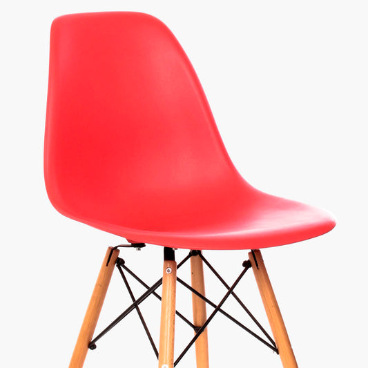 Set De 4 Sillas Eames Paris Para Comedor Colores