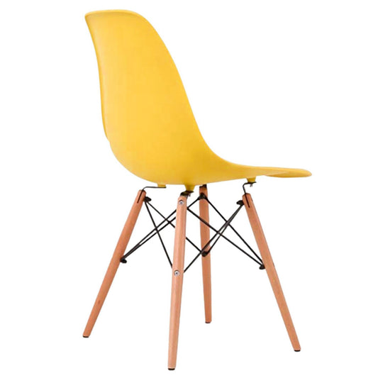 Set De 4 Sillas Eames Paris Para Comedor Colores