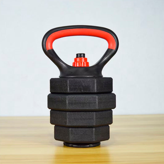 Mancuernas Ajustables Set 10kg 3 En 1 + Barra + Kettlebell