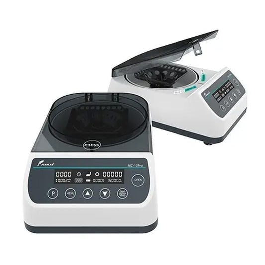 Centrifuga de Alta Velocidad MC-12Pro 12000 RPM Hematocrito, Tubos Tipo Eppendorf, Tres Rotores Incluidos