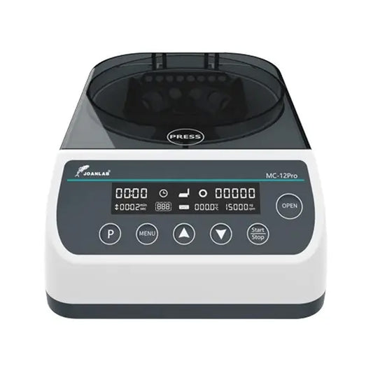 Centrifuga de Alta Velocidad MC-12Pro 12000 RPM Hematocrito, Tubos Tipo Eppendorf, Tres Rotores Incluidos