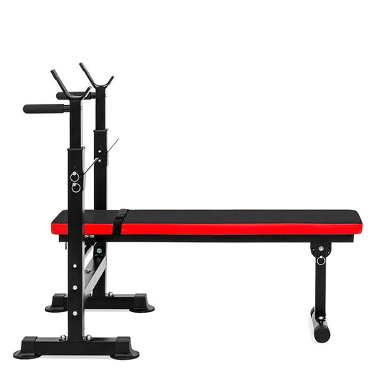 Press Banca Abdominal Reclinable Para Pesas Con Rack