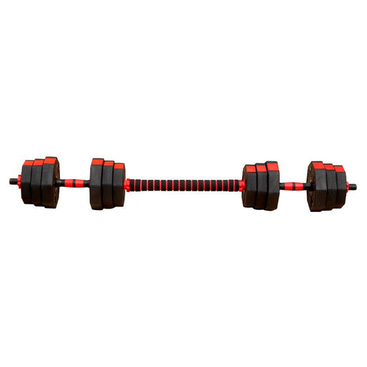 Mancuernas Ajustables Set 20kg 3 En 1 + Barra + Kettlebell