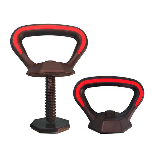 Mancuernas Ajustables Set 10kg 3 En 1 + Barra + Kettlebell