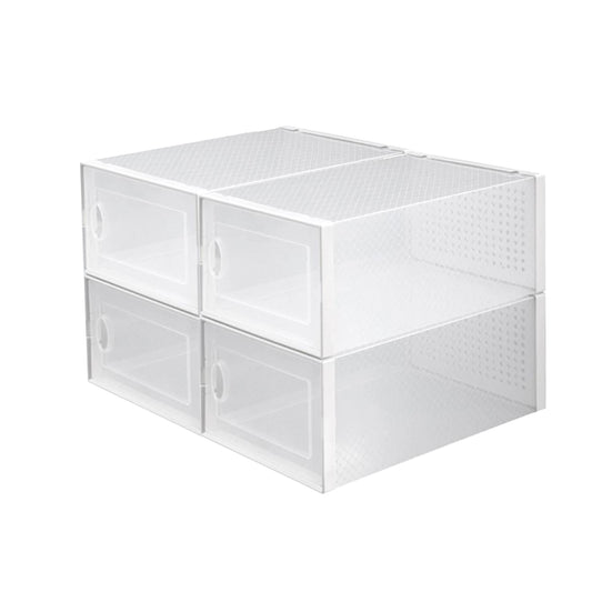 Caja Organizadora De Zapatos Set X4 Apilables