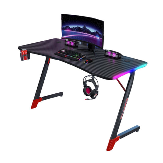 Escritorio Gamer profesional luces RGB 120cm Chic Home