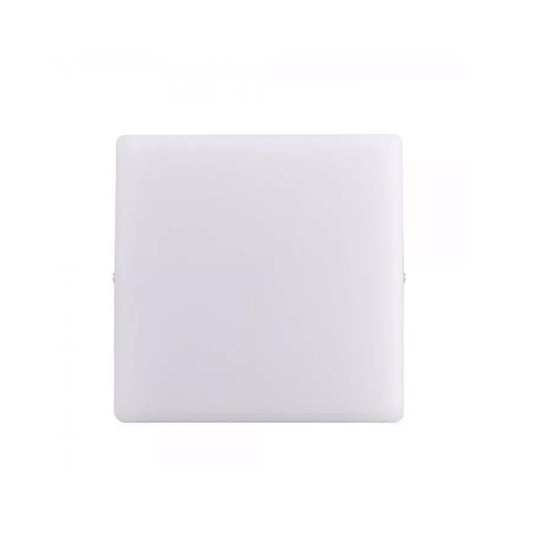 Foco Panel Plafón Led 18w Sobrepuesto 12 CM Cuadrado Frio