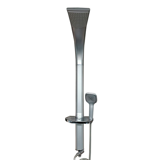 Columna de Ducha con jabonera y mango flexible