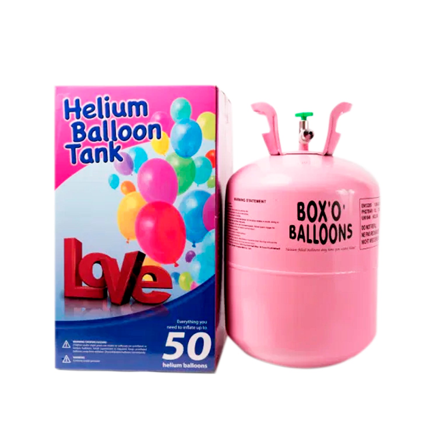 Helio Para Globos Tanque Cilindro 50 Globos