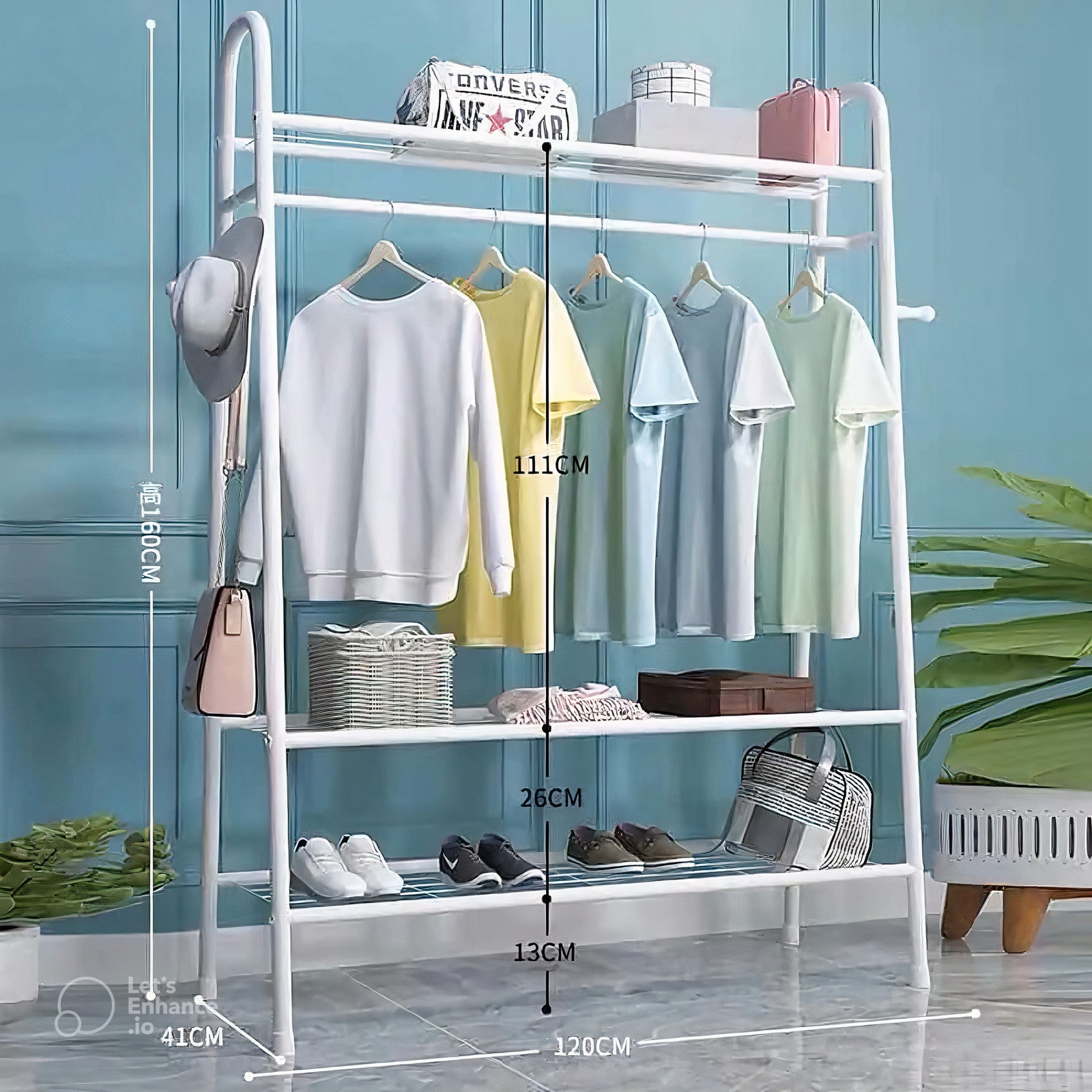 Perchero Metalico Closet Exhibicion - Varios Niveles– De Todo y Más