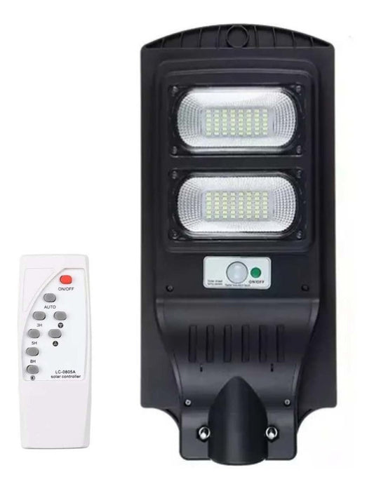 Foco Led Solar 80w c/sensor Movimiento + Soporte + Control