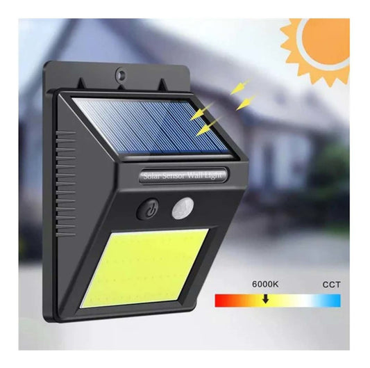 Foco Solar 48 Led Con Sensor De Movimiento Exterior