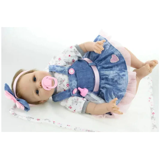 Bebe Reborn Muñeca Silicon Suave 55cm