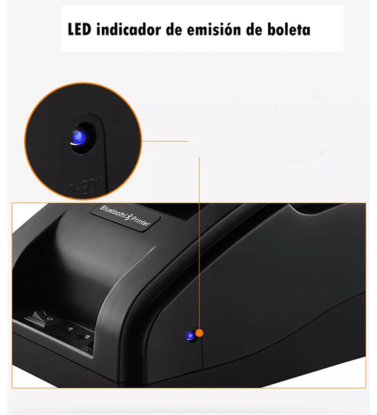 Impresora Termica 58 mm Bluetooth Boleta Electrónica