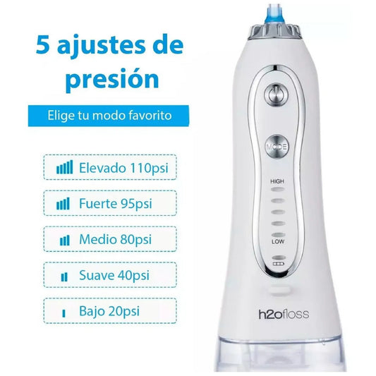 Irrigador Dental Limpieza Bucal PREMIUM h2O