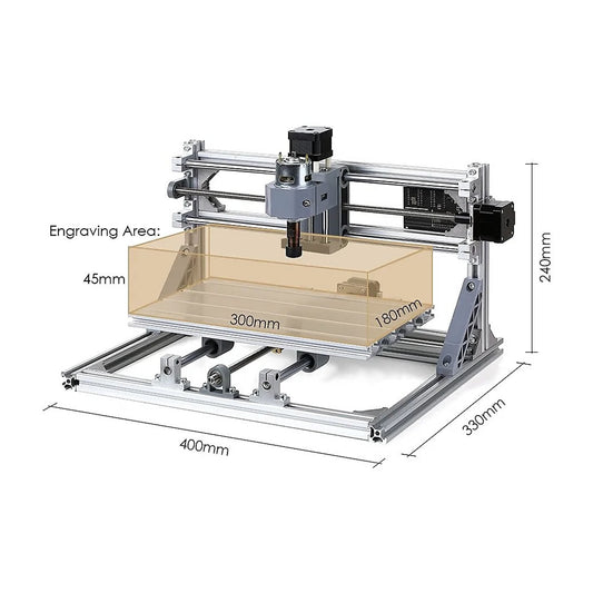 Cnc Router Kit 3018 Grbl Control 3 Ejes Grabadora Laser 2500