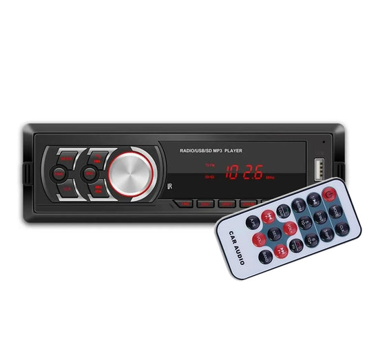 Radio Auto Panel Desmontable Bluetooth Mp3 Aux Usb