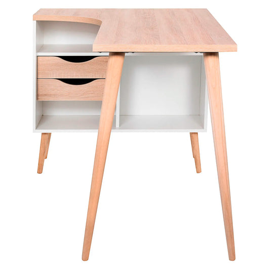 Escritorio en L cajones 145x81x75.8cm Chic Home