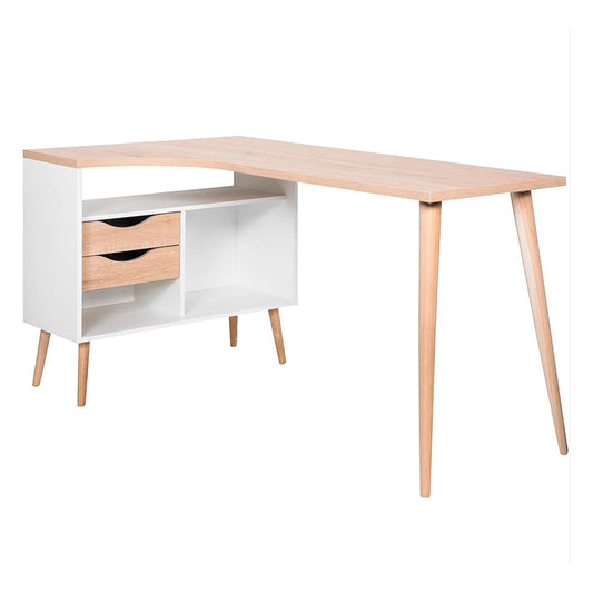 Escritorio en L cajones 145x81x75.8cm Chic Home