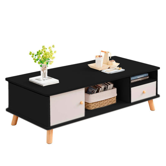 Mesa De Centro 120x48x46cm con 2 cajones Chic Home