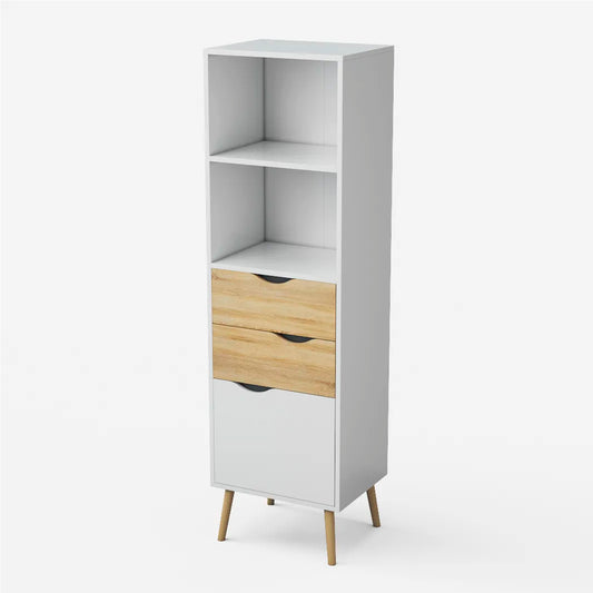 Estante Librero Top Con Cajones 171*50*39cm Chic Home